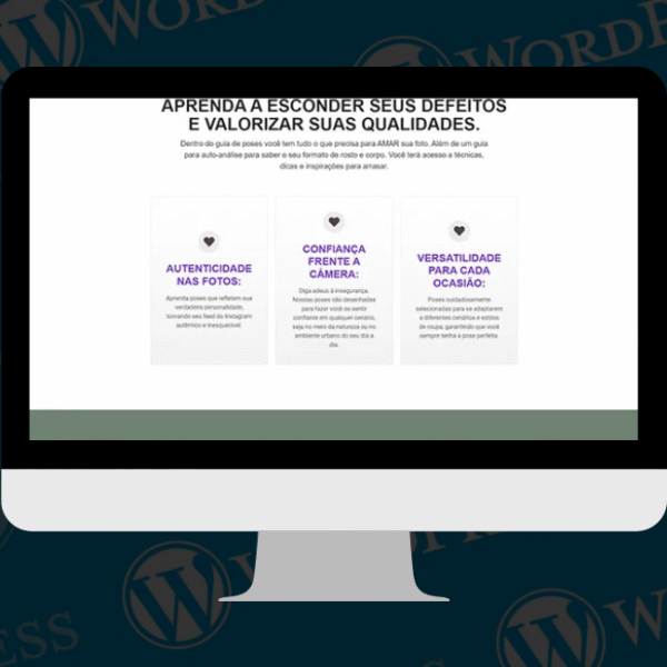 Landing Page - Modelo Poses
