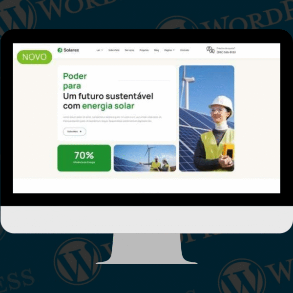 Landing Page - Modelo Painel Solar